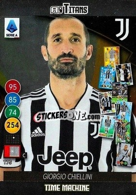 Figurina Giorgio Chiellini - Calciatori 2021-2022. Adrenalyn XL TITANS - Panini