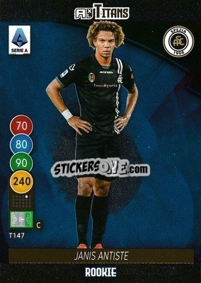 Sticker Janis Antiste - Calciatori 2021-2022. Adrenalyn XL TITANS - Panini