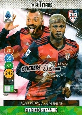 Sticker Joao Pedro / Keita Balde - Calciatori 2021-2022. Adrenalyn XL TITANS - Panini