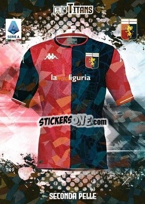 Cromo Maglia Genoa - Calciatori 2021-2022. Adrenalyn XL TITANS - Panini