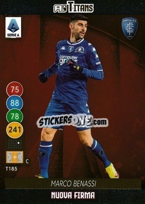 Cromo Marco Benassi - Calciatori 2021-2022. Adrenalyn XL TITANS - Panini