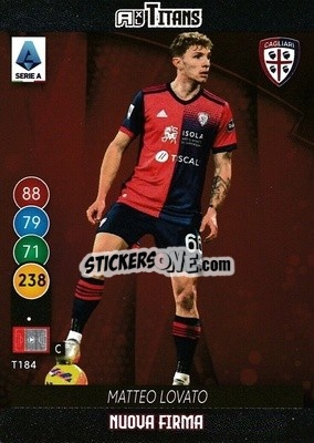 Cromo Matteo Lovato - Calciatori 2021-2022. Adrenalyn XL TITANS - Panini