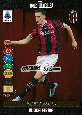 Sticker Michel Aebischer - Calciatori 2021-2022. Adrenalyn XL TITANS - Panini