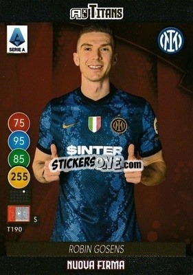 Cromo Robin Gosens - Calciatori 2021-2022. Adrenalyn XL TITANS - Panini