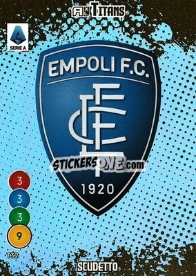 Sticker Scudetto Empoli - Calciatori 2021-2022. Adrenalyn XL TITANS - Panini