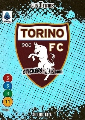 Figurina Scudetto Torino - Calciatori 2021-2022. Adrenalyn XL TITANS - Panini