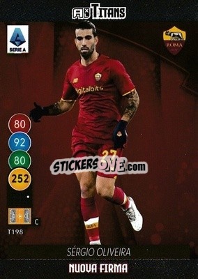 Sticker Sergio Oliveira - Calciatori 2021-2022. Adrenalyn XL TITANS - Panini