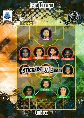 Figurina Squadra Venezia - Calciatori 2021-2022. Adrenalyn XL TITANS - Panini