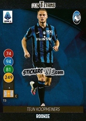 Sticker Teun Koopmeiners - Calciatori 2021-2022. Adrenalyn XL TITANS n. T3 - Panini