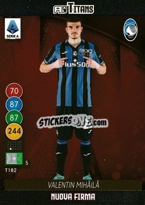 Figurina Valentin Mihaila - Calciatori 2021-2022. Adrenalyn XL TITANS - Panini