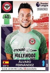 Sticker Álvaro Fernández - Premier League Inglese 2021-2022 n. 83 - Panini