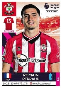 Sticker Romain Perraud - Premier League Inglese 2021-2022 n. 498 - Panini