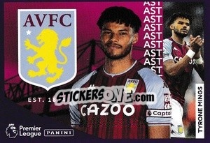 Cromo Aston Villa - Tyrone Mings - Premier League Inglese 2021-2022 - Panini