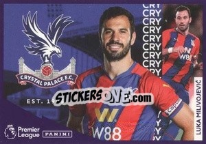 Sticker Crystal Palace - Luka Milivojević - Premier League Inglese 2021-2022 - Panini