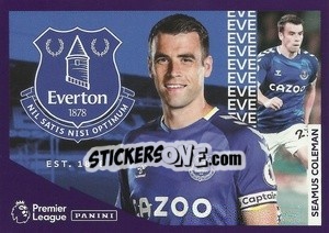 Sticker Everton - Seamus Coleman - Premier League Inglese 2021-2022 - Panini
