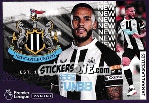 Sticker Newcastle United - Jamaal Lascelles - Premier League Inglese 2021-2022 n. 16 - Panini