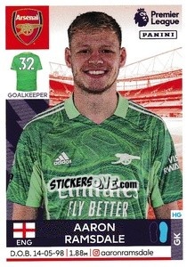 Cromo Aaron Ramsdale - Premier League Inglese 2021-2022 - Panini