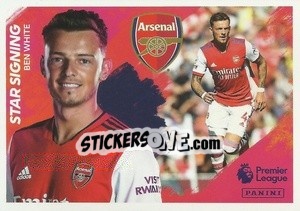Sticker Ben White - Star Signing - Premier League Inglese 2021-2022 n. 49 - Panini