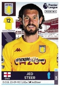 Sticker Jed Steer - Premier League Inglese 2021-2022 n. 54 - Panini