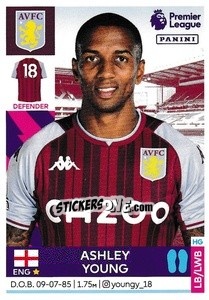 Figurina Ashley Young - Premier League Inglese 2021-2022 - Panini