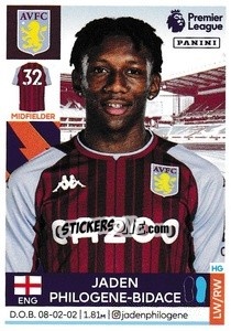 Sticker Jaden Philogene-Bidace - Premier League Inglese 2021-2022 - Panini