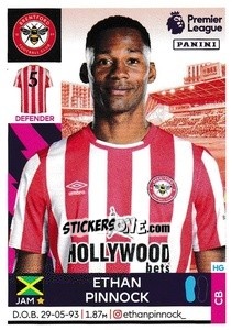 Sticker Ethan Pinnock - Premier League Inglese 2021-2022 n. 86 - Panini