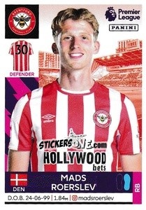 Sticker Mads Roerslev - Premier League Inglese 2021-2022 n. 91 - Panini