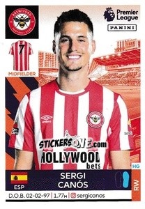 Sticker Sergi Canós - Premier League Inglese 2021-2022 n. 94 - Panini