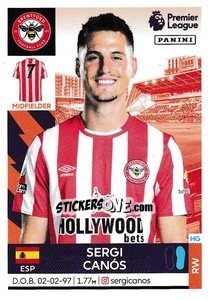 Figurina Sergi Canós - Premier League Inglese 2021-2022 - Panini