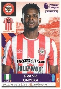Figurina Frank Onyeka - Premier League Inglese 2021-2022 n. 98 - Panini