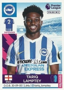 Figurina Tariq Lamptey - Premier League Inglese 2021-2022 - Panini