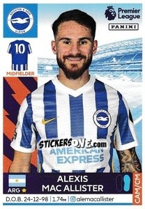 Sticker Alexis Mac Allister - Premier League Inglese 2021-2022 - Panini