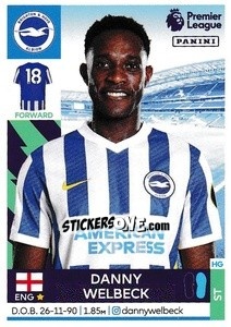 Sticker Danny Welbeck - Premier League Inglese 2021-2022 - Panini