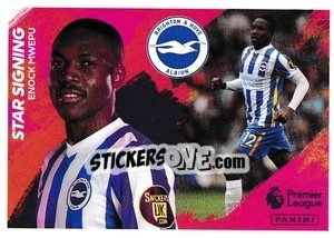 Sticker Enock Mwepu - Star Signing - Premier League Inglese 2021-2022 - Panini