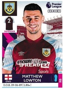 Sticker Matthew Lowton