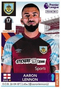 Sticker Aaron Lennon - Premier League Inglese 2021-2022 n. 156 - Panini