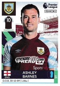 Sticker Ashley Barnes - Premier League Inglese 2021-2022 n. 160 - Panini