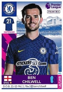 Sticker Ben Chilwell - Premier League Inglese 2021-2022 n. 176 - Panini