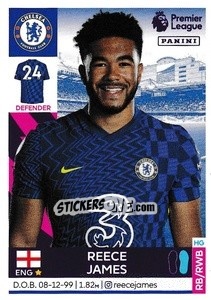 Figurina Reece James - Premier League Inglese 2021-2022 - Panini