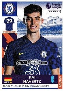 Sticker Kai Havertz - Premier League Inglese 2021-2022 n. 187 - Panini