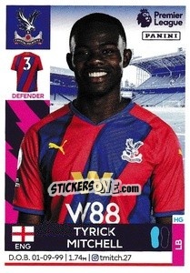 Sticker Tyrick Mitchell - Premier League Inglese 2021-2022 n. 201 - Panini