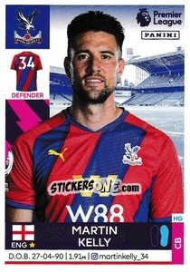 Sticker Martin Kelly - Premier League Inglese 2021-2022 n. 205 - Panini