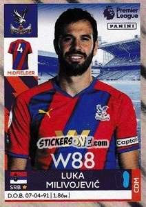 Sticker Luka Milivojević - Premier League Inglese 2021-2022 n. 206 - Panini