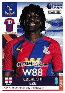 Figurina Eberechi Eze - Premier League Inglese 2021-2022 - Panini