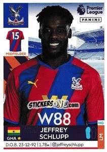 Sticker Jeffrey Schlupp - Premier League Inglese 2021-2022 n. 212 - Panini