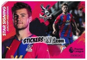 Sticker Joachim Andersen - Star Signing - Premier League Inglese 2021-2022 n. 223 - Panini