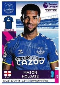 Figurina Mason Holgate - Premier League Inglese 2021-2022 - Panini