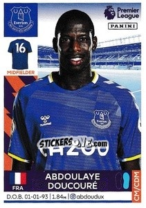 Cromo Abdoulaye Doucouré - Premier League Inglese 2021-2022 - Panini