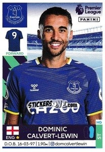 Figurina Dominic Calvert-Lewin - Premier League Inglese 2021-2022 - Panini