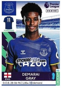 Sticker Demarai Gray - Premier League Inglese 2021-2022 n. 245 - Panini